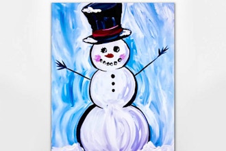 Virtual Paint Nite: Snowman Hugs II (Ages 6+)